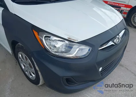 2013 Hyundai Accent Gs из США, поврежденный, VIN KMHCT5AE4DU126805